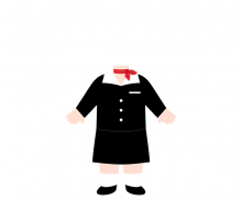 옛날 교복 합성이미지