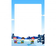 빙어 낚시 배경