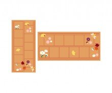 가을에 피는 꽃 원고지 레터링(문구없음)