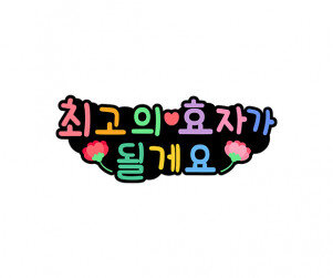 최고의 효자가 될게요 토퍼