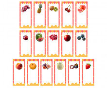 과일가게 개별 메뉴판(문구없음)