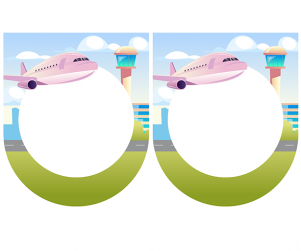 [개별도안] 두근두근 여행가요 가랜드