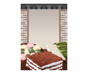 떡 방앗간 포스터(문구없음)