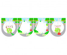 [개별도안] 환경미화원 가랜드