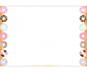 도너츠 테두리 (가로형)