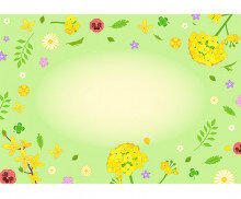 따스한 봄날 꽃 배경(문구없음)