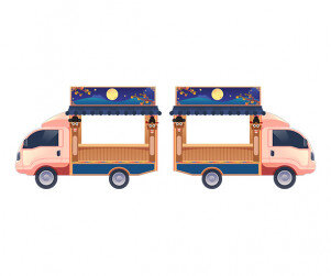 명절 커피차(추석)(문구없음)