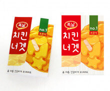 복날 치킨너겟 라벨