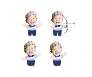 양궁 선수 합성이미지