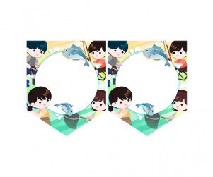 [개별도안] 도전낚시왕 가랜드