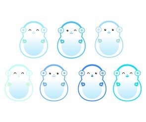 [개별도안] 겨울아 같이 놀자 가랜드