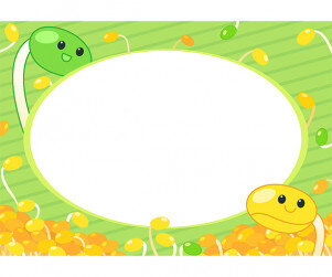 콩나물 놀이 배경