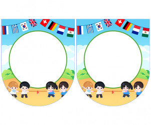 [개별도안] 즐거운 운동회 가랜드