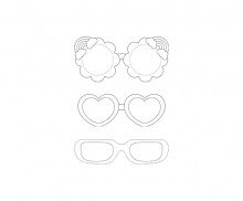 선글라스 색칠 모음