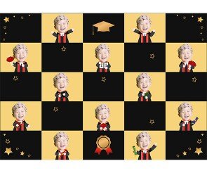 학사모 합성 포토월(문구없음)