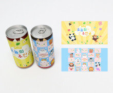 어린이날 캔음료 라벨