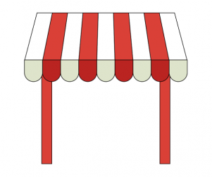 [분할도안] 가게놀이 지붕 만들기