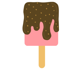 초코 딸기맛 아이스크림