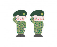 군복입은 아이들